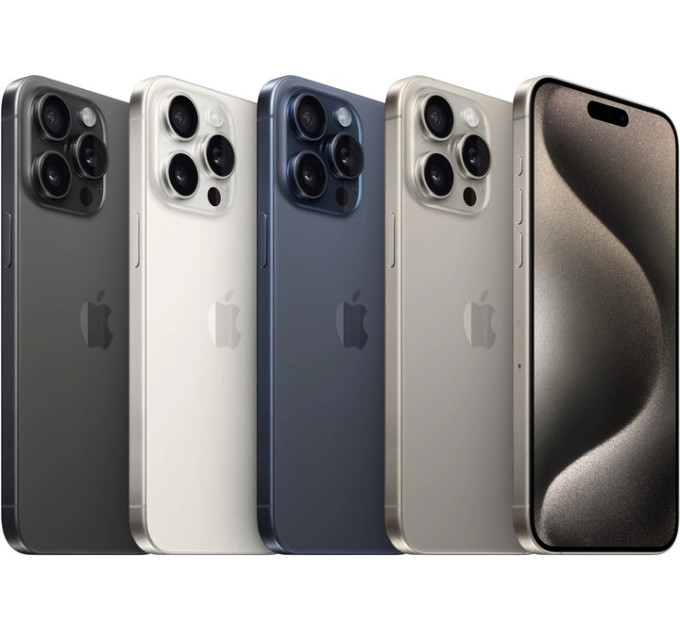 Мобильный телефон Apple iPhone 15 Pro Max 1TB Natural Titanium (MU7J3RX/A)
